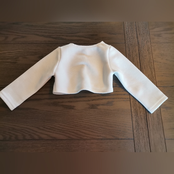 White bolero size 6M - Picture 2 of 3